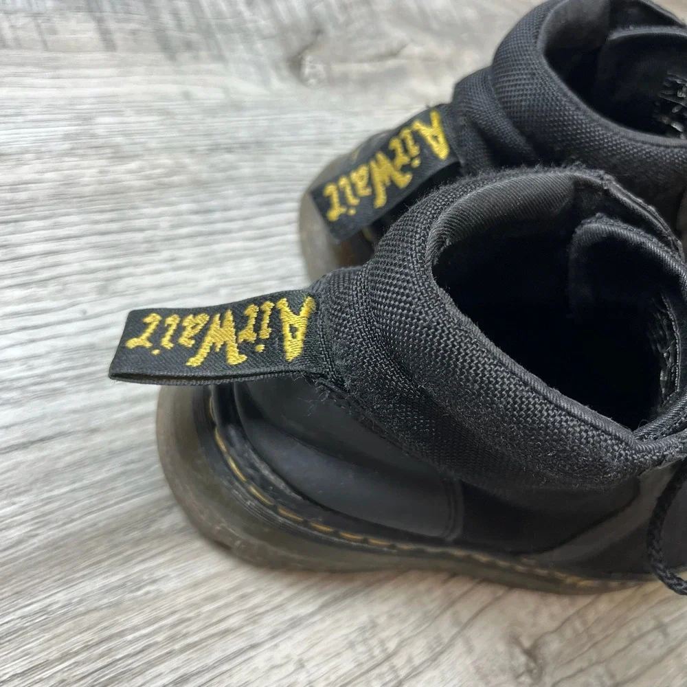 Dr. Martens Bonny Boots Mens 7 Black Nylon Leather Chukka Utility Gorpcore Doc